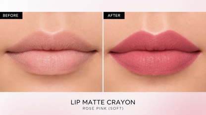 “Soft Touch Matte Lip Crayon | Everyday Natural Look