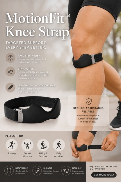 MotionFit™ Knee Strap - Support Every Move.
